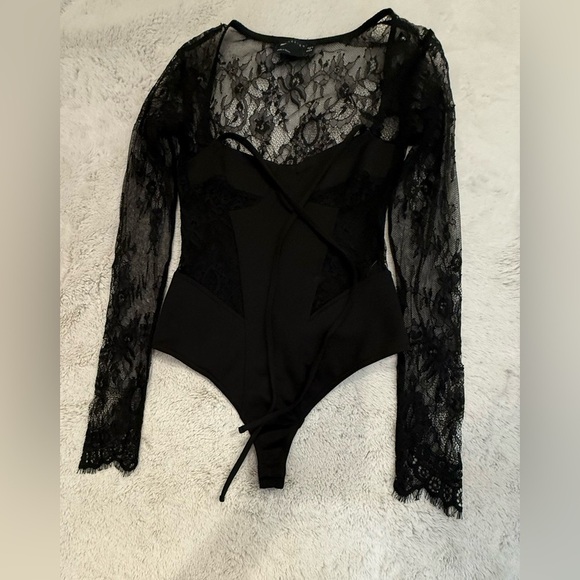 ASOS Tops - ASOS black bodysuit size 2
